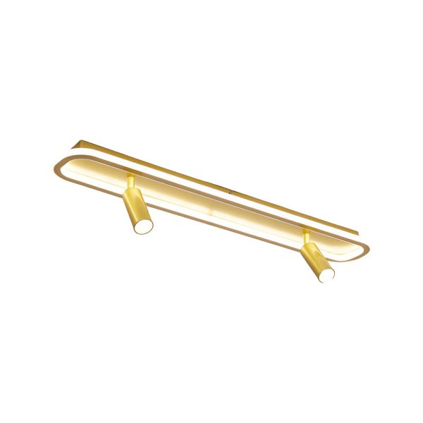 Long Rectangular LED 3 Step Dimming Modern Ceiling Light with Spotlight - Image 19