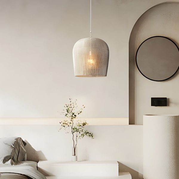 Simple Iron Woven Wabi-Sabi Zen Lanterns Japanese Style Chandelier - Image 3