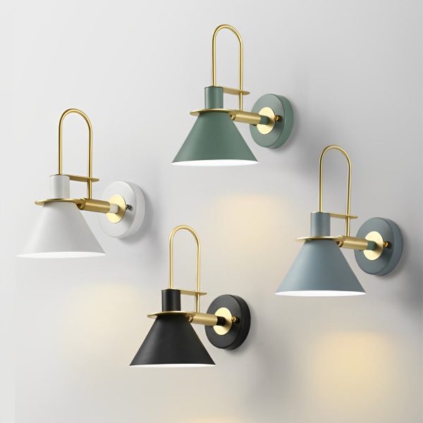 Minimalist Horn Shape Iron Creative Modern Wall Lamp Wall Sconce Lighting - Image 9