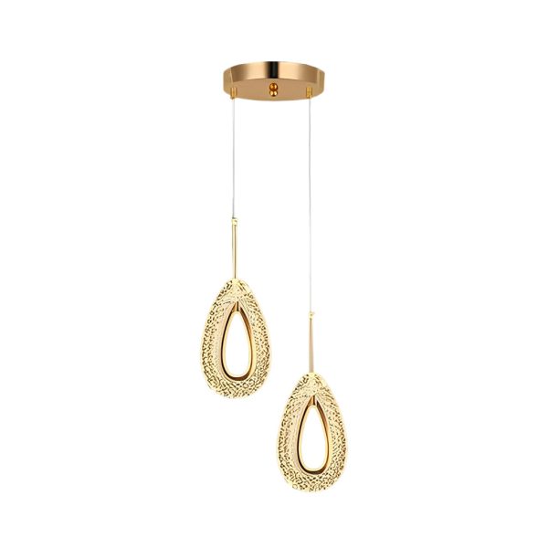 Circle Water Drop Minimalist Three Step Dimming LED Modern Pendant Lights - Image 14