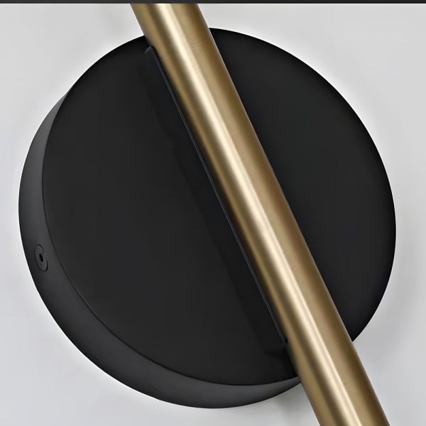 Simple Adjustable Round LED Luxury Aluminum Nordic Wall Light Fixture - Image 5