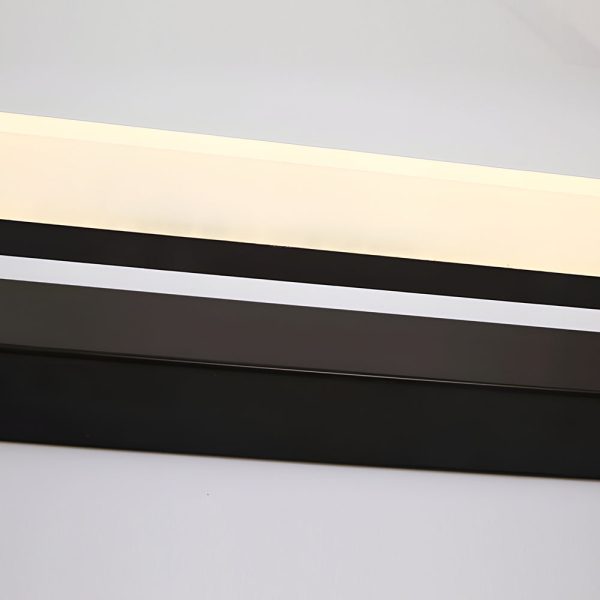 15.74'' Linear LED Vanity Light Black Bathroom Fixture with Mesh Light Filter - Image 5