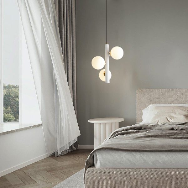 3 Glass Balls LED Creative Personality Nordic Dining Room Chandelier Light - Image 5