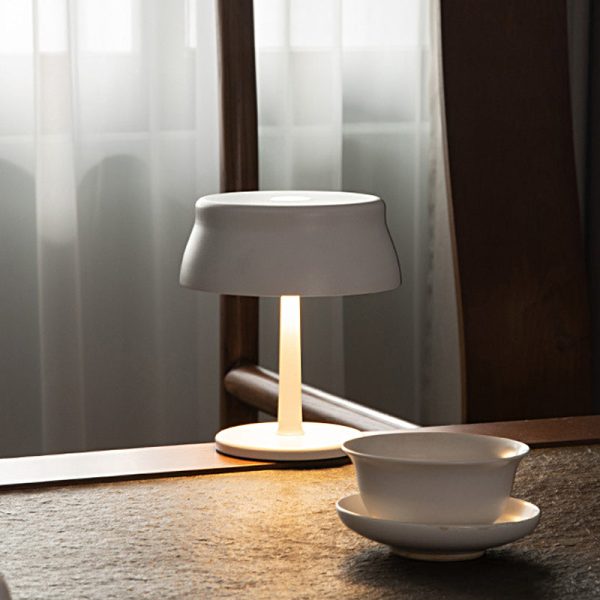 Aluminum Touch Control Table Lamp with Battery Operated LED - Image 3