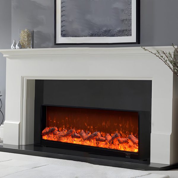 Simulated Firewood Flame Heating Decorative Recessed Fireplace Light - Image 4
