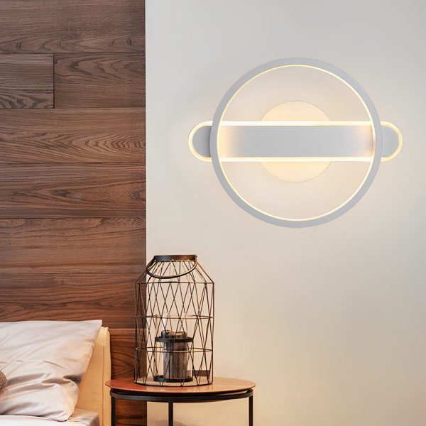 Circular Strip Creative LED Eye Care Modern Minimalist Wall Light Fixture - Image 3