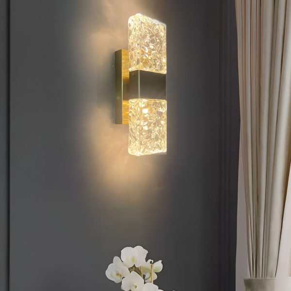 Creative Crystal Up and Down Lights LED Electroplated Modern Wall Sconces - Image 4
