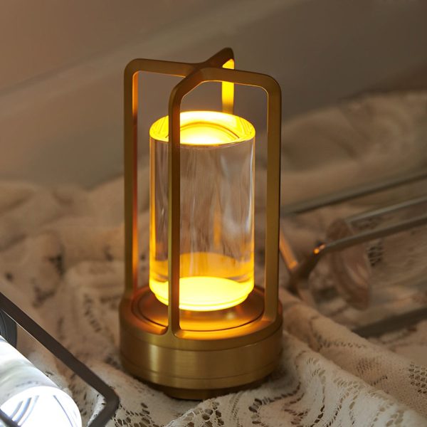 Portable Lantern Cordless Table Lamp USB Touch Dimming Night Lights - Image 2