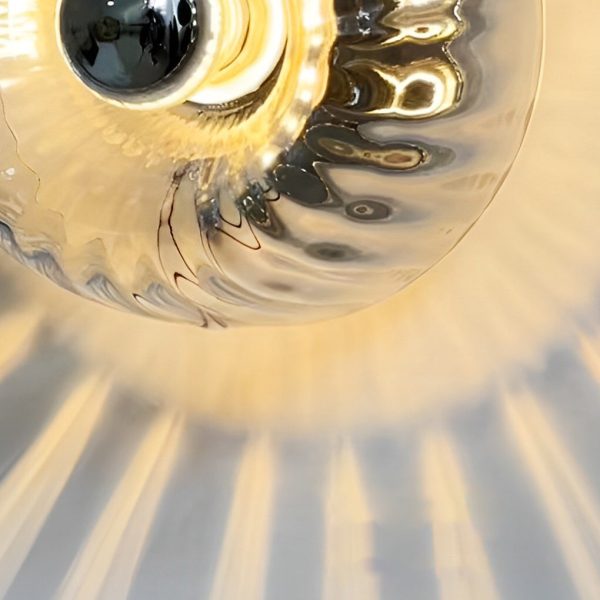 Round Art Creative Jellyfishs Glass Shade Simple Modern Wall Lights Fixture - Image 6
