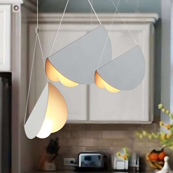 1/3/6-Light Minimalist Line White Glider Pendant Light - Image 5