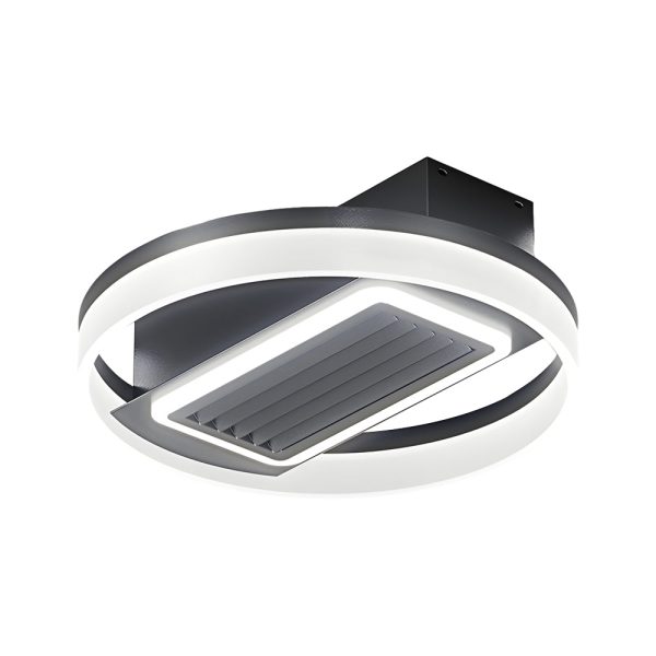 19.7 In. Nordic 6 Speeds Bladeless Ceiling Fan with LED Light, Remote Control - Image 13