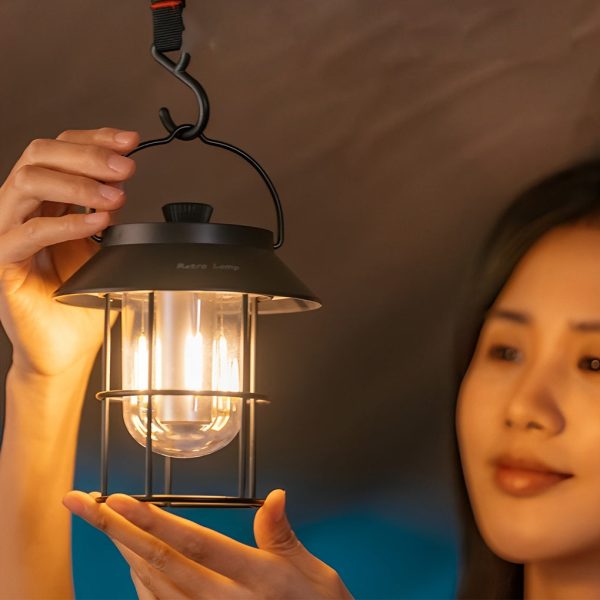 USB Rechargeable Dimmable LED Hanging Stand Portable Outdoor Lanterns - Image 13