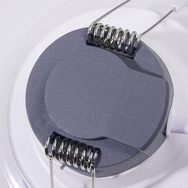 3.9-inch White Canless 5W Integrated LED Recessed Light Trim Clear Acrylic 360?? Lighting - Image 5