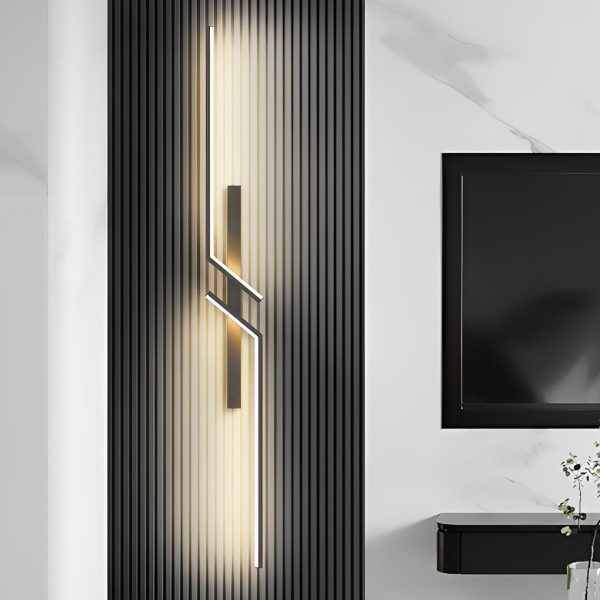 Irregular Symmetrical L Shape Creative LED Minimalist Wall Lamp Sconces Lighting - Image 3