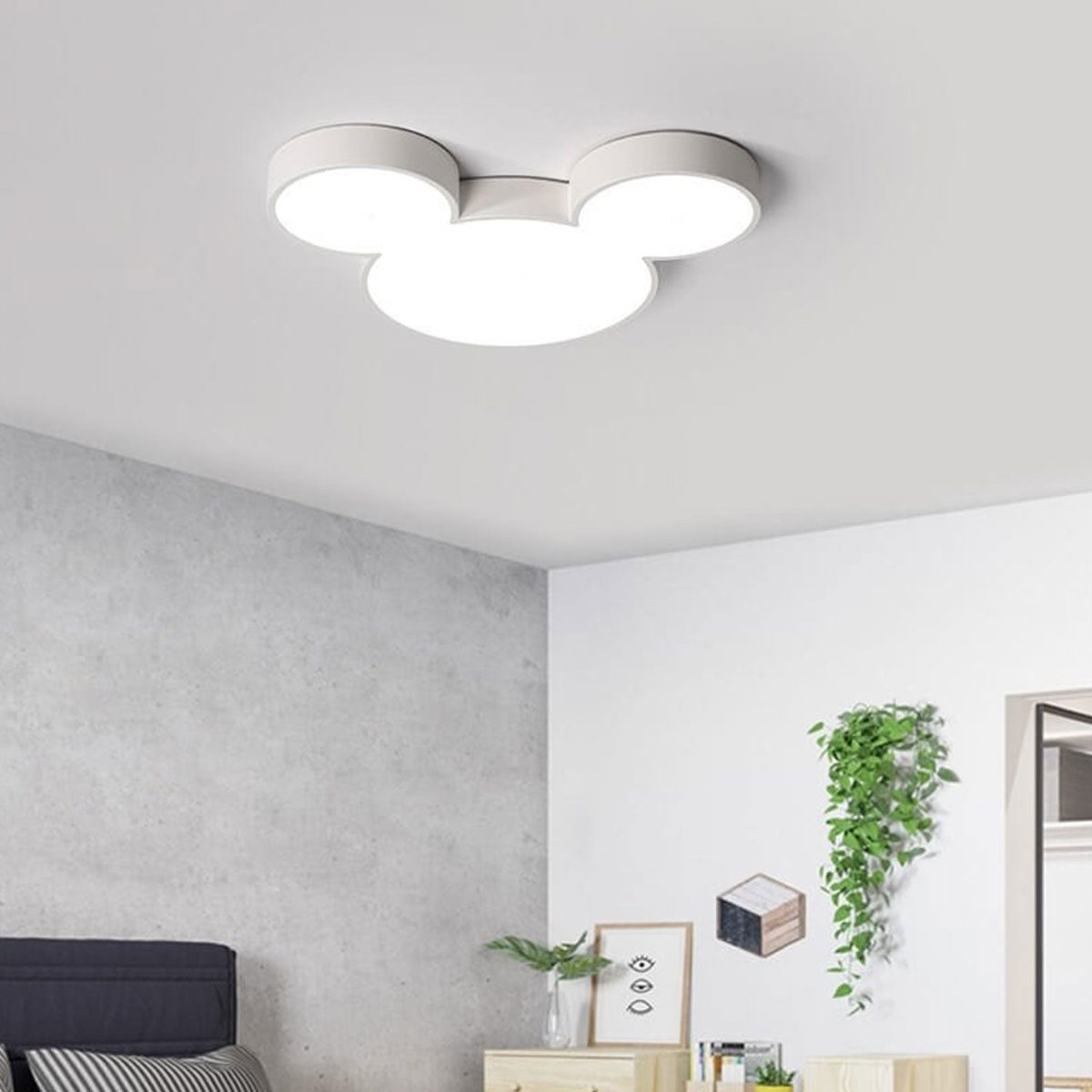 Mouse Cartoon Slim LED Flush Mount Ceiling Light - Image 10
