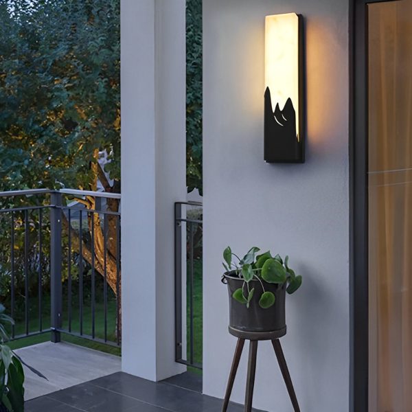 Rectangular Creative Scenery Waterproof LED Black Retro Sconces Lighting - Image 5