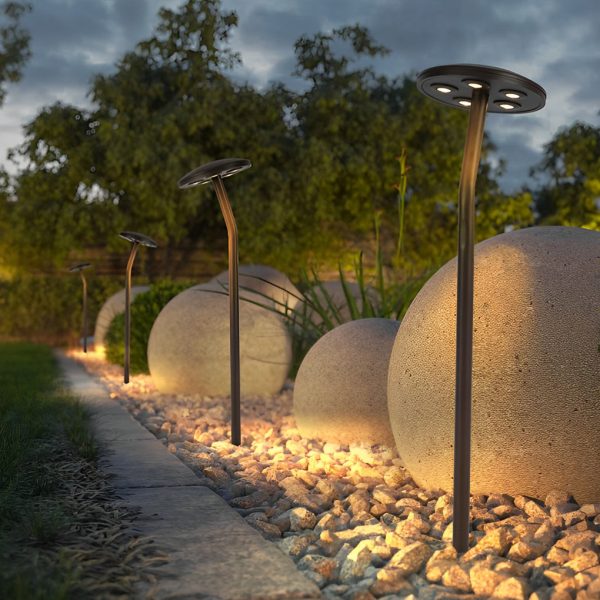 Outdoor Waterproof Mushroom Creative LED Modern Lawn Light Path Lamp - Image 4
