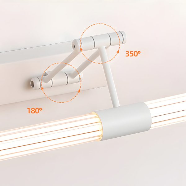 Foldable LED Vanity Light with Dual Adjustable Arms and 360-Degree Lighting - Image 4