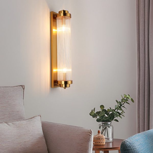 Adjustable Warm White Light LED Crystal Golden Nordic Wall Lamp Wall Sconce Lighting - Image 3