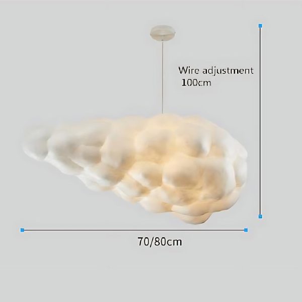 Cloud Shaped Modern Artistic Pendant Light Hanging Lamp Island Lights - Image 13