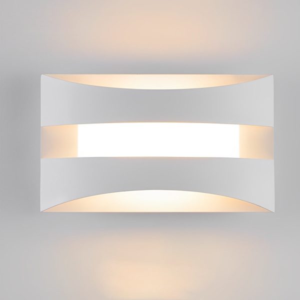 Rectangular Creative LED Minimalist Nordic Bedside Wall Sconce Lighting - Image 6