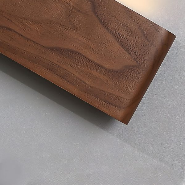 Linear Walnut Wood LED Wall Sconce - Image 5