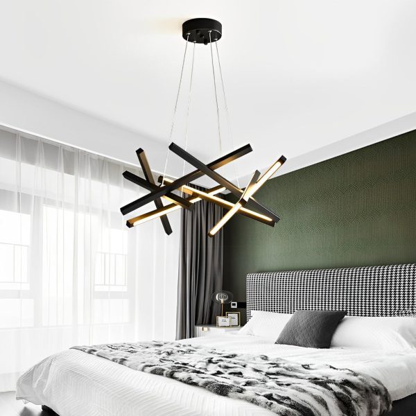 8-light Modern LED Sputnik Chandelier Stylish Island Lighting for Kitchen, Dining Room - Image 6