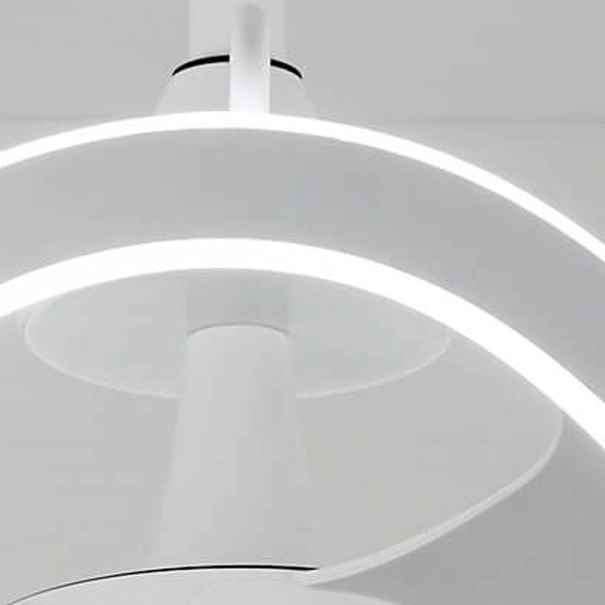 Modern Light Luxury Circular Inverter Silent Downrods Ceiling Fan Light - Image 8