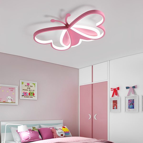 Creative Butterflies Shaped LED Modern Ceiling Lights Flush Mount Lighting - Image 5
