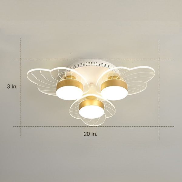 Acrylic Flower Design LED Nordic Ceiling Light Flush Mount Lighting - Image 10