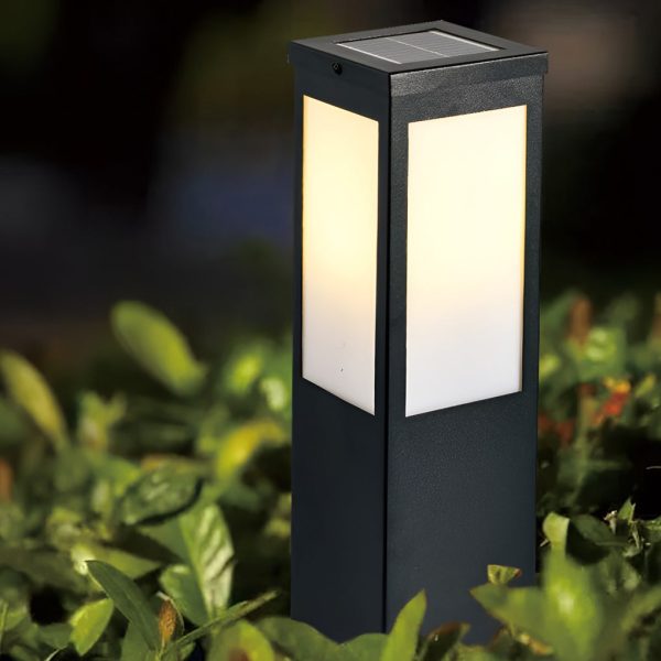 Remote-Controlled Industrial Solar Path Lights Waterproof & Square Outdoor Lighting