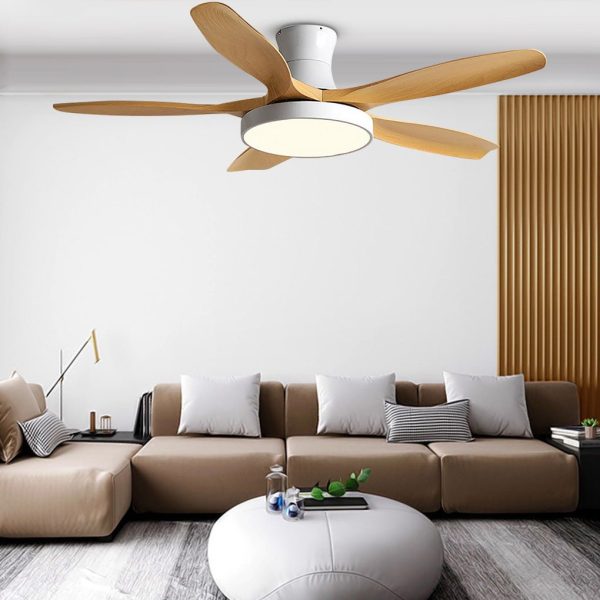 60'' Frequency Conversion 6 Gear Fan Chandelier Supports Forward and Reverse with Remote Control - Image 2