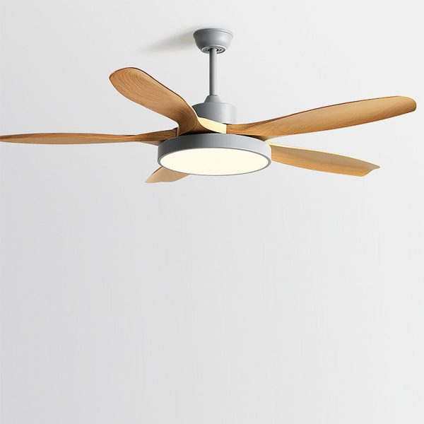 60 Inch Ceiling Fan with Lights and Remote Control Nordic Ceiling Fan Lamp with Silent Inverter - Image 7