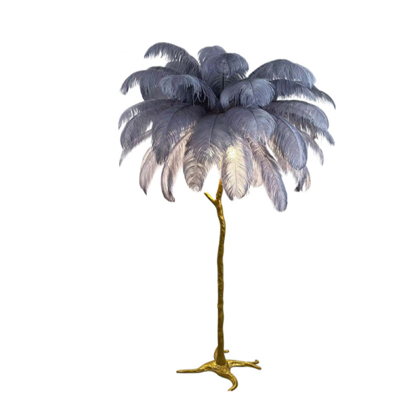 O'Moore Nordic Luxury Unique Ostrich Feather Floor Lamp/Table Lamp - Image 54