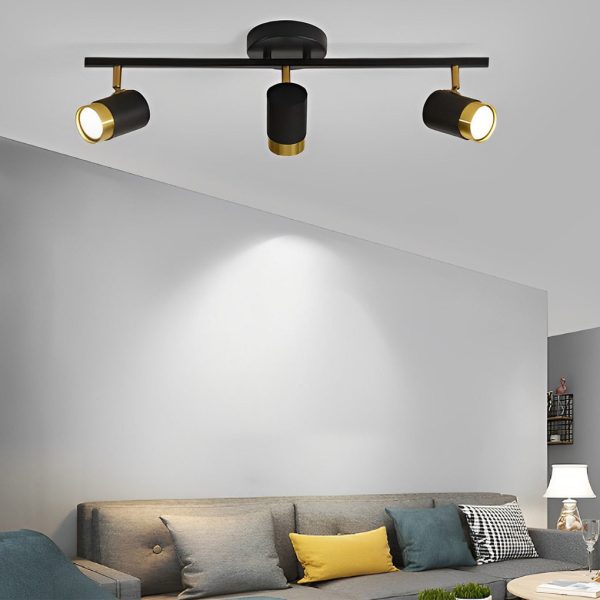 3/4/5 Lights GU10 LED Adjustable COB Surface Mounted Track Spotlight - Image 2