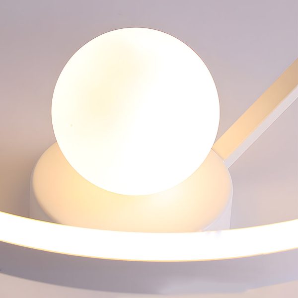 Round Minimalist Ball 3 Step Dimming Creative Modern Ceiling Lights Fixture - Image 5
