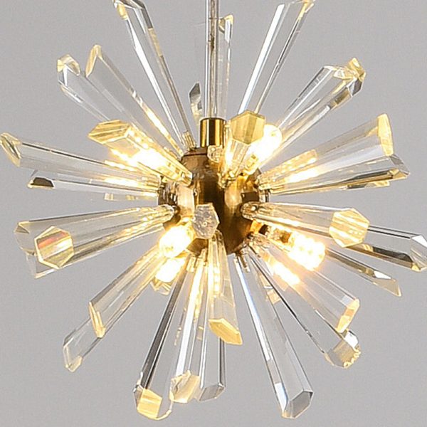 Glass Dandelions Fireworks Flower Three Step Dimming Nordic Pendant Lights - Image 6