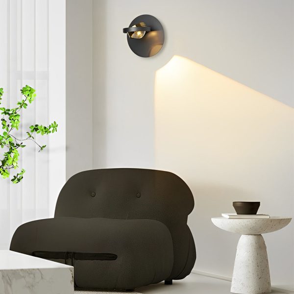 Round Square Creative Free Adjustable Direction Modern Wall Lights Fixture - Image 3