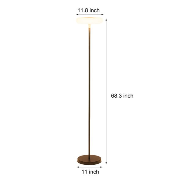 Modern Post Standing LED Outdoor Floor Lamp - Image 6