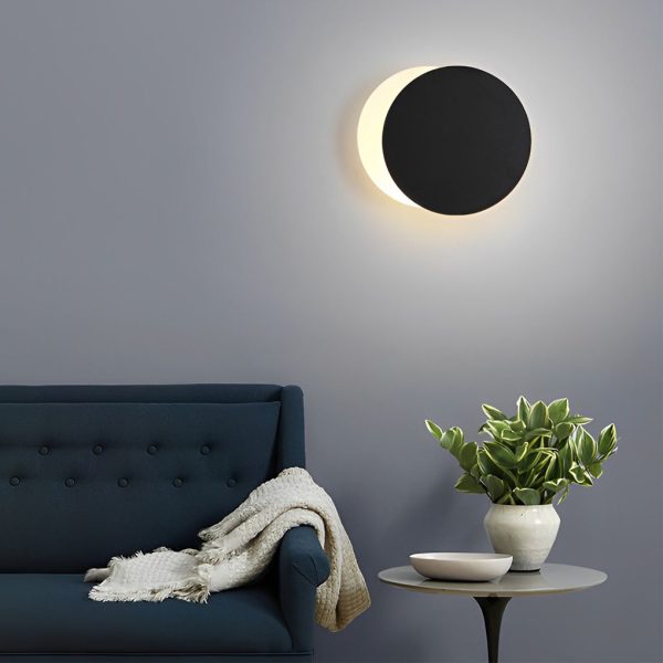 360?? Rotatable Round LED Modern Wall Lamp Decorative Wall Sconce Lighting - Image 6