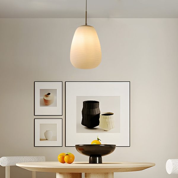 Rituals White Glass Pendant Light - Image 4