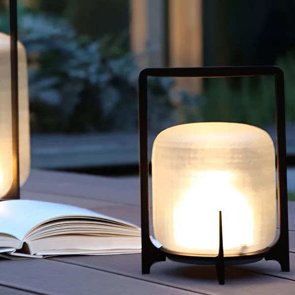 Portable Lantern Shaped Acrylic Waterproof LED Modern Outdoor Lights - Image 5