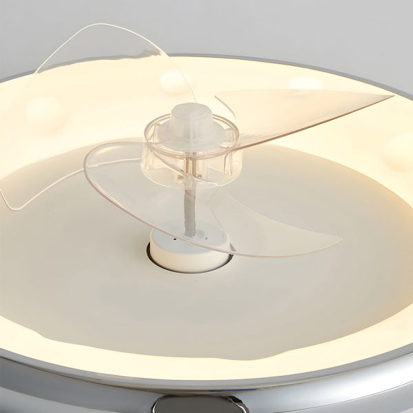 Remote Controlled Modern 4-Speed LED Ceiling Fan Lamp, 3 Blades - Image 5