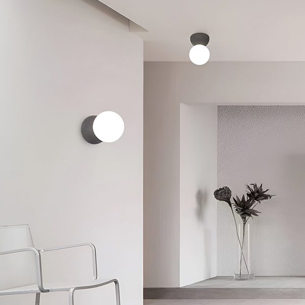 Creative Round LED Nordic Wall Lamp Sconces Pendant Light Hanging Lamp - Image 4