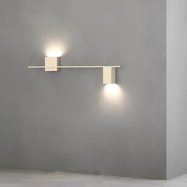 Creative Square Strip Three Step Dimming LED Nordic Wall Sconce Lighting - Image 4