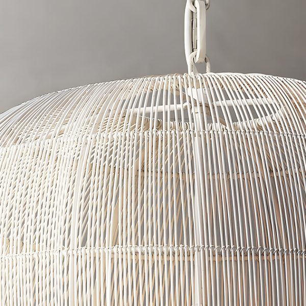 Simple Iron Woven Wabi-Sabi Zen Lanterns Japanese Style Chandelier - Image 5