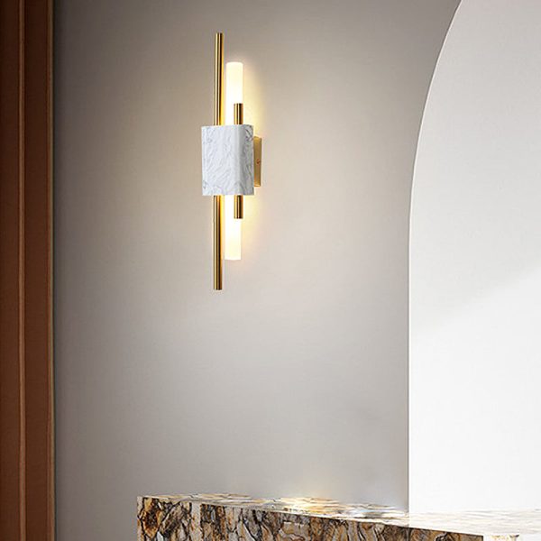 Strips Marbles Creative Luxury Postmodern LED Wall Lights Fixture Wall Lamp - Image 2