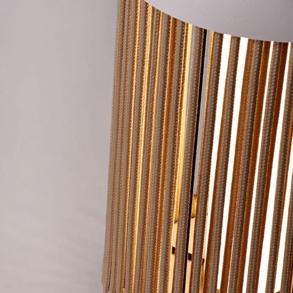 Handmade Rattan Waterproof LED Modern Portable Solar Outdoor Lanterns - Image 7