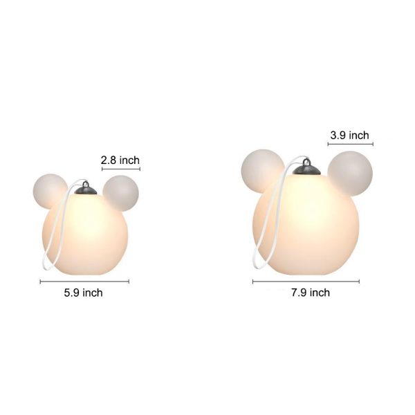 Cartoon 3D Animal Waterproof USB Rechargeable Outdoor Hanging Lights - Image 6