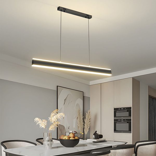 31.5'?39.4'?47.2'?LED Linear Pendant Island Up and Down Light Suspension - Image 5